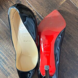 Christian Louboutin Black and Red Heels